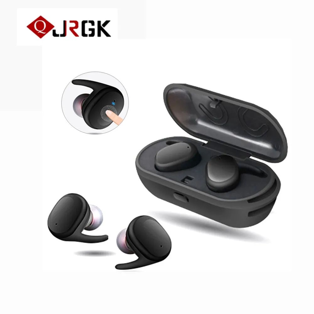 Wireless Headset Bluetooth 5.0 Earbuds Touch Control True Earphone Mini Waterproof Earphones with Charging Box for Smart Phone