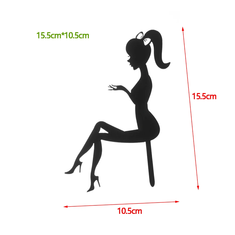 1 шт. женские акриловые топперы на свадебный торт украшения для дня рождения десерт, капкейк Топпер вечерние принадлежности