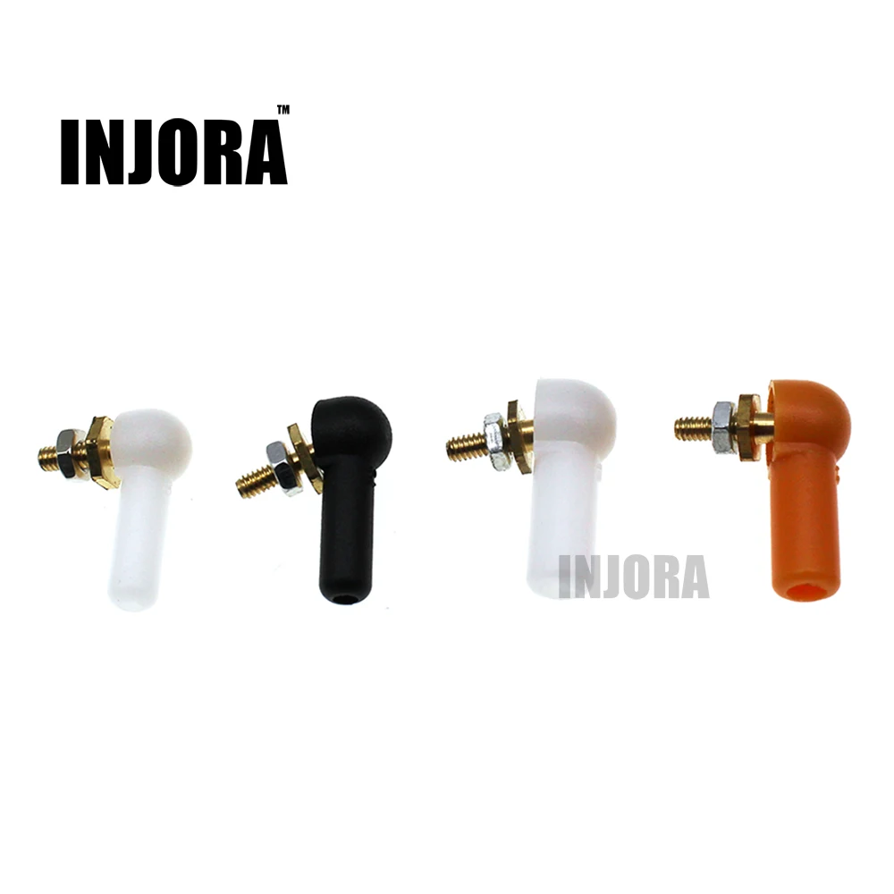 

INJORA Plastic M2 M3 Ball Head Holder Tie Rod End Positioning Ball Buckle for RC Car/Boat