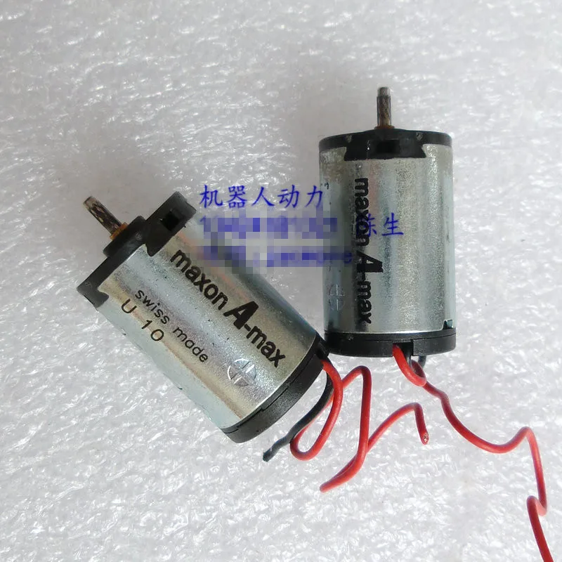 Б/у мотор maxon A Max 16 мм постоянного тока низковольтный высокая скорость|dc motor|low voltage
