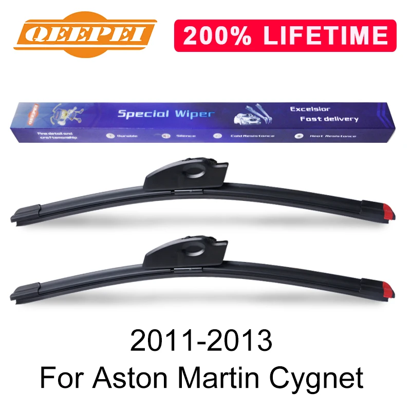 QEEPEI Замена стеклоочистителя для Aston Martin Cygnet 2011 2013 Силиконовая Резина лобовое