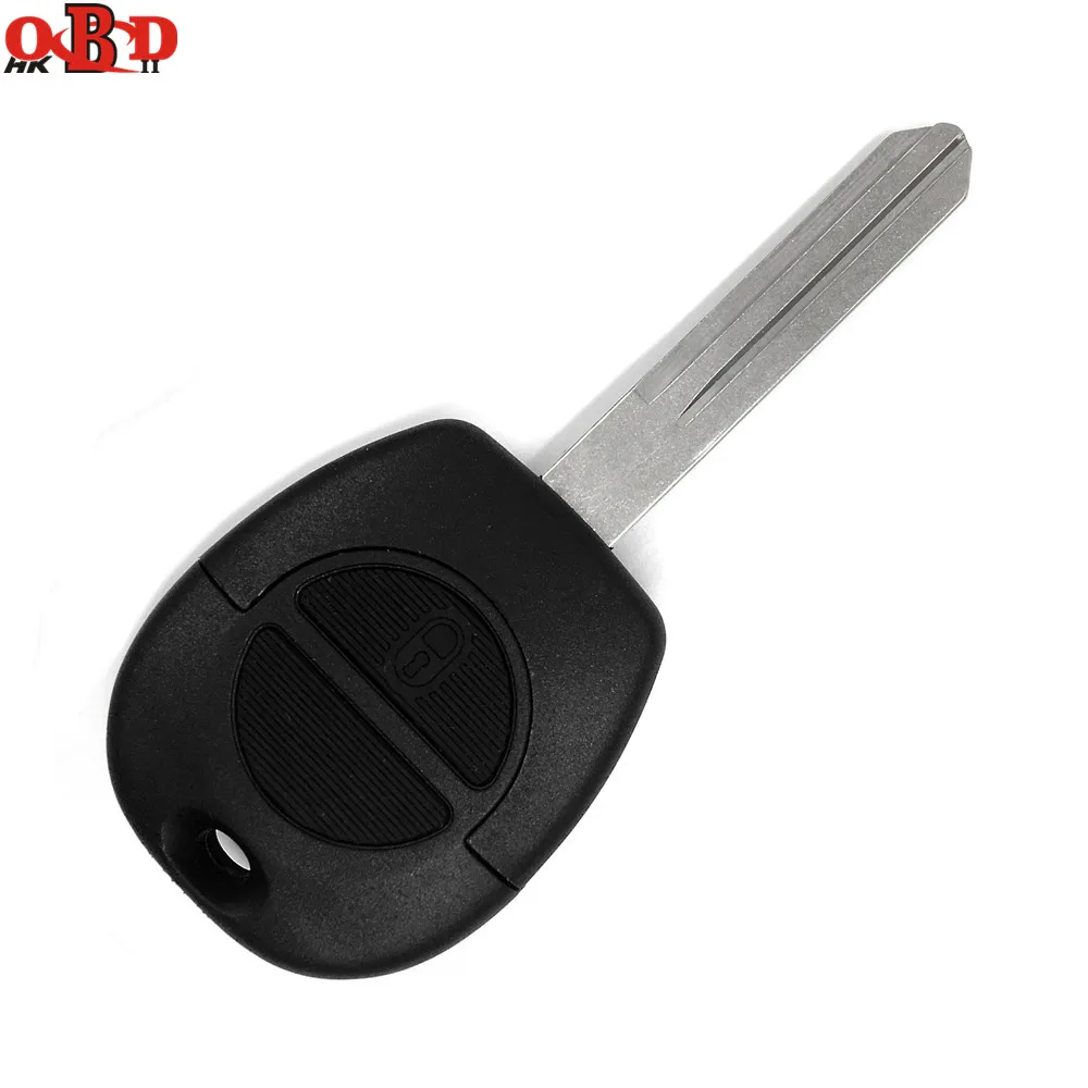 

HKOBDII New 2 Buttons Car Key Shell for NISSAN Almera/Primera/X-Trail Fob Case Replacement with Uncut Blade