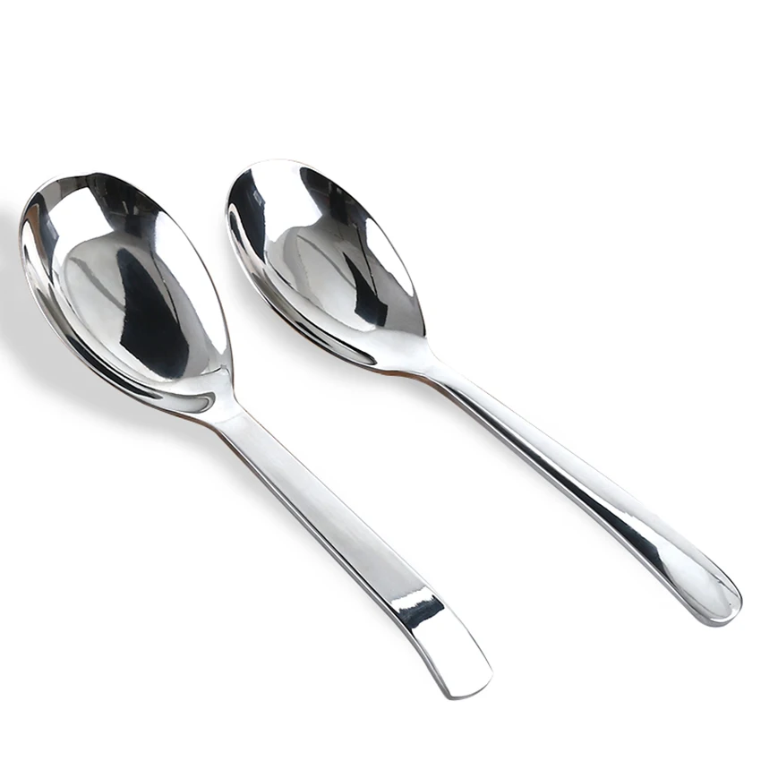 Stainless Steel Spoons With Long Handle Spoons Rose Gold Soup Spoon for