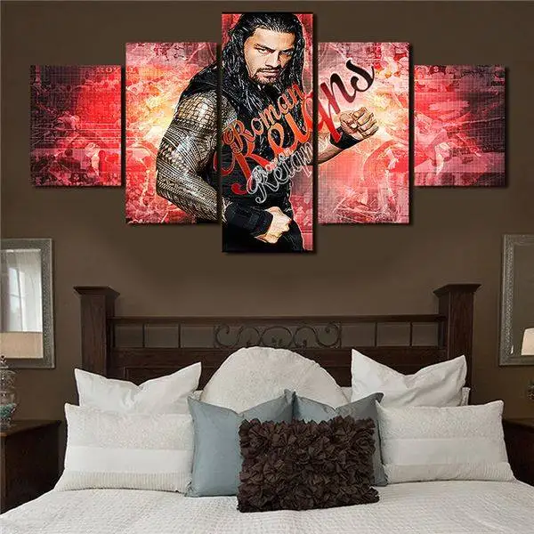 2016 5 framed printed wwe wrestling movie poster group painting room decor print picture canvas free - Wrestling Bedroom Decor 2016 5 framed printed wwe wrestling movie poster group painting room decor print picture canvas free - Wrestling Bedroom Decor