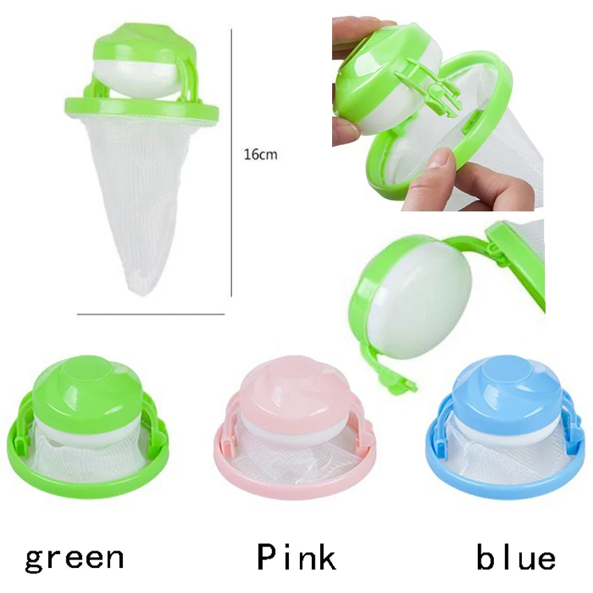 

Floating Pet Fur Catcher Reusable Hair Remover Tool for Washing Machine