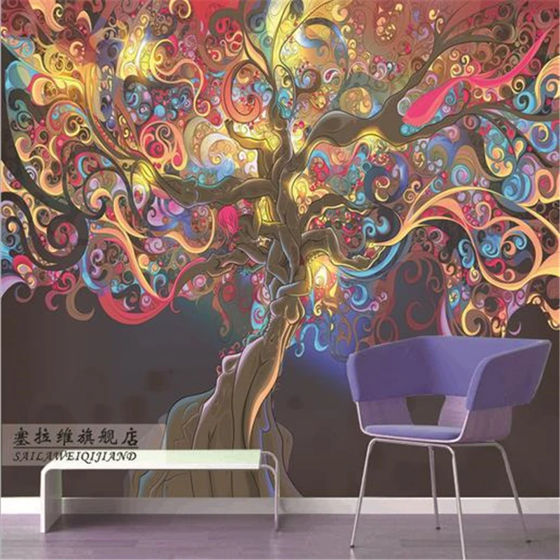 beibehang Large mural wallpaper living room sofa bedroom TV backdrop murals personalized custom WALLPAPER woman free shipping free shipping p10 3m 8m led backdrop curtain