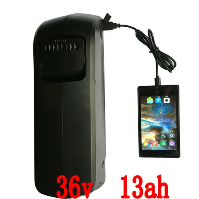 Cheap Ebike Battery 36v 13ah 500w Lithium Bicycle Battery 36v (samsung 2600) E-bike Battery 36v With Usb Port,42v 2a Charger,15a Bms