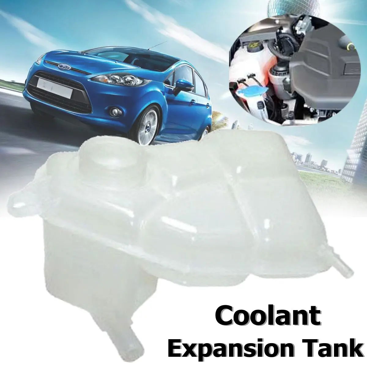 

Car Expansion Header Tank Engine Coolant For FORD /FIESTA Mk5 MK6 2001 2002 2003 2004 2005 2006 2007 2008 1221362