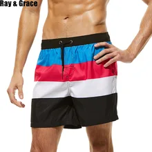 Солнцезащитные GRACE летние пляжные Мужские дышащие шорты плавательные шорты спортивные штаны для бега шорты быстросохнущая морской прибой Для мужчин бордшорты
