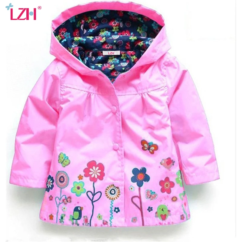 LZH/куртки для маленьких девочек; ветровка для девочек; коллекция года; сезон весна-осень; детская верхняя одежда; пальто для девочек; плащ; детская одежда