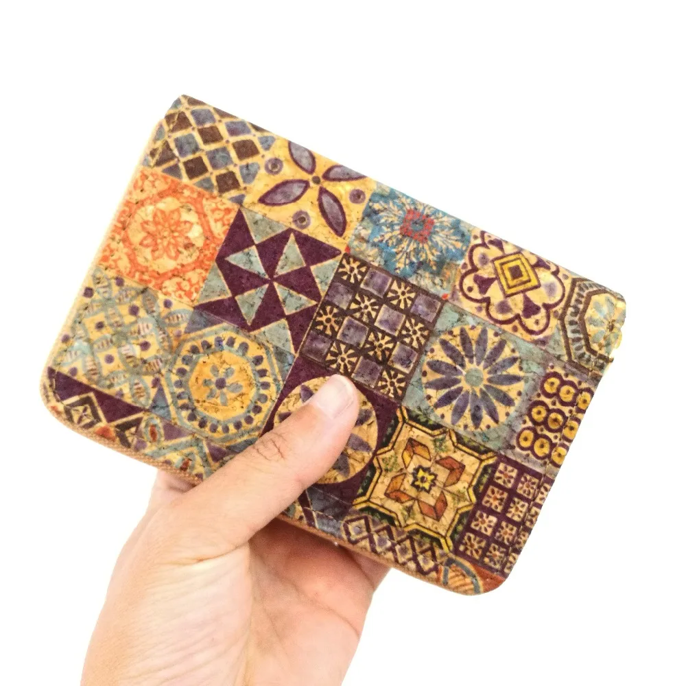 Portugal natural cork short wallet for women (2)