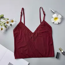 Женский летний укороченный топ с кружевным ремешком, обернутый грудь, рубашка, Нижнее белье Женская свободная кофта