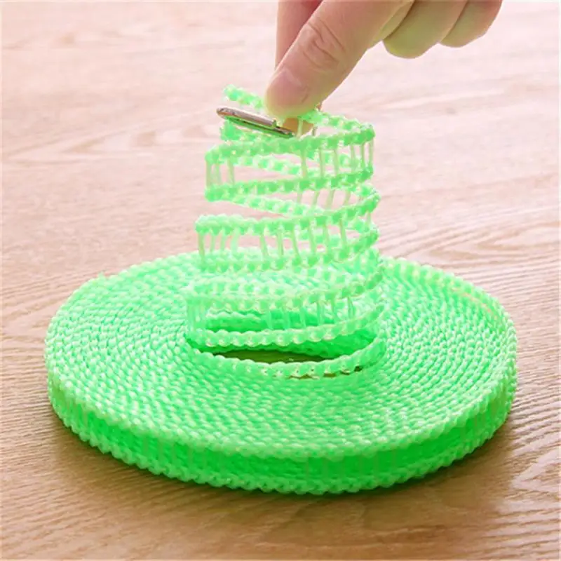

3M Practical Portable Outdoor Travel Business Clothesline Washing Clothes Line Rope Retractable Clothes Rope Laundry Storage