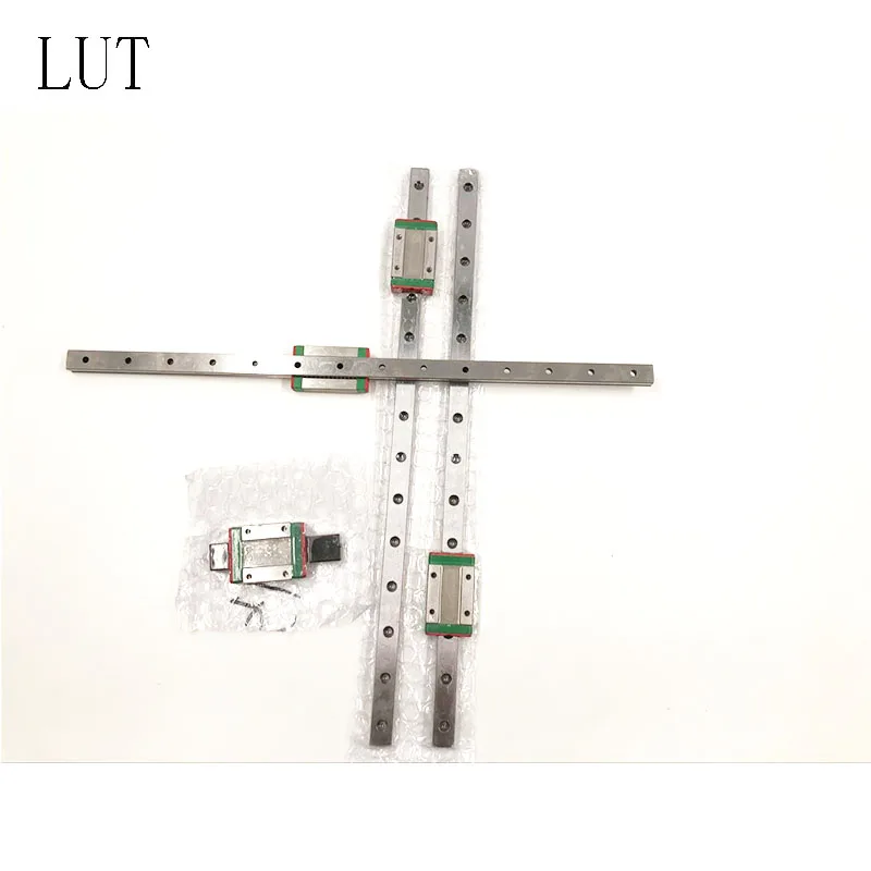 LUT 12 мм линейной направляющей MGN12 L = 100 200 300 350 400 450 500 600 700 линейный железнодорожные