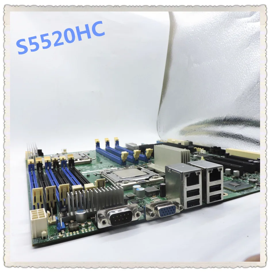 Игровая открытая виртуальная машина S5520HC dual X58 сетевая карта LGA 1366 pin Серверная
