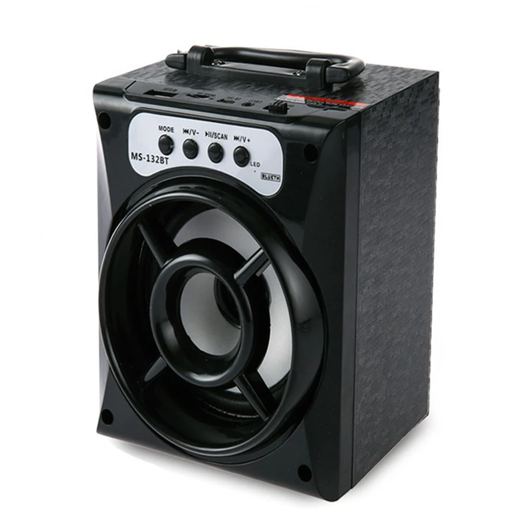 

Portable Handheld LED Bluetooth Speaker Support TF Card USB Input Loudspeaker