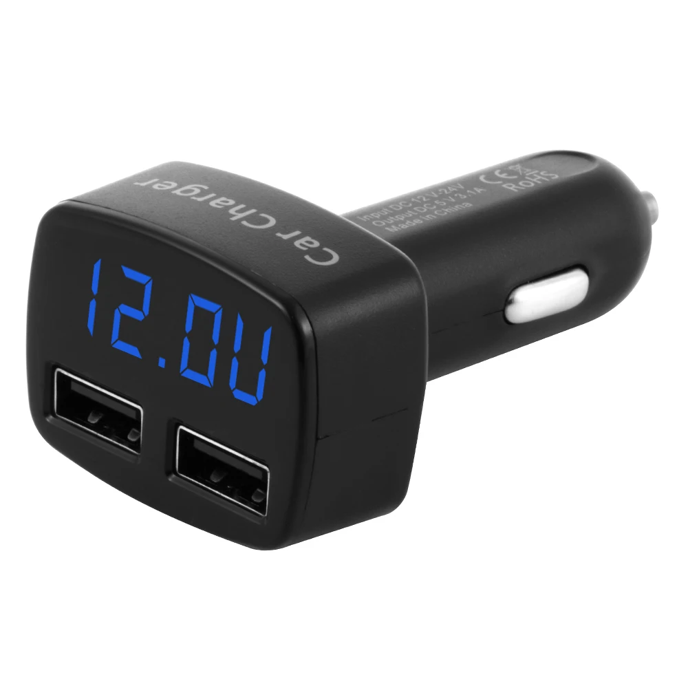 Автомобильное зарядное устройство в прикуриватель rock car cigarette lighter socket pd