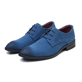 

2020 Fashion Casual Shoes Scrub Pointed Leather Shoes Tooling Business Leisure Nightclub Driving Shoes Plus Size 38-48