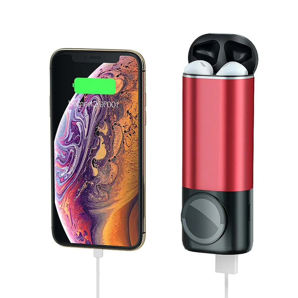 

QI Wireless Charger Power Bank for iPhone X XS MAX XR Apple Watch 3 4 2 1 Wireless Charging for Samsusng S10 Plus Huawei P30 Pro