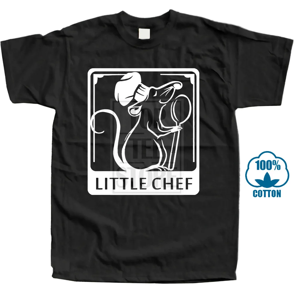 Little Chef Ratatouille Мужская и женская футболка Простые Летние модные свободные