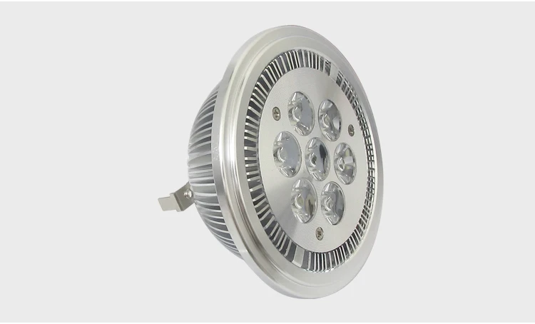 10 pcsxdhl LED AR111 G53 GU10 ES111 qr111 Spotlight 7 Вт spotlights110v 220 В равной 90 Вт галогенные пятно света главная лампы Освещение