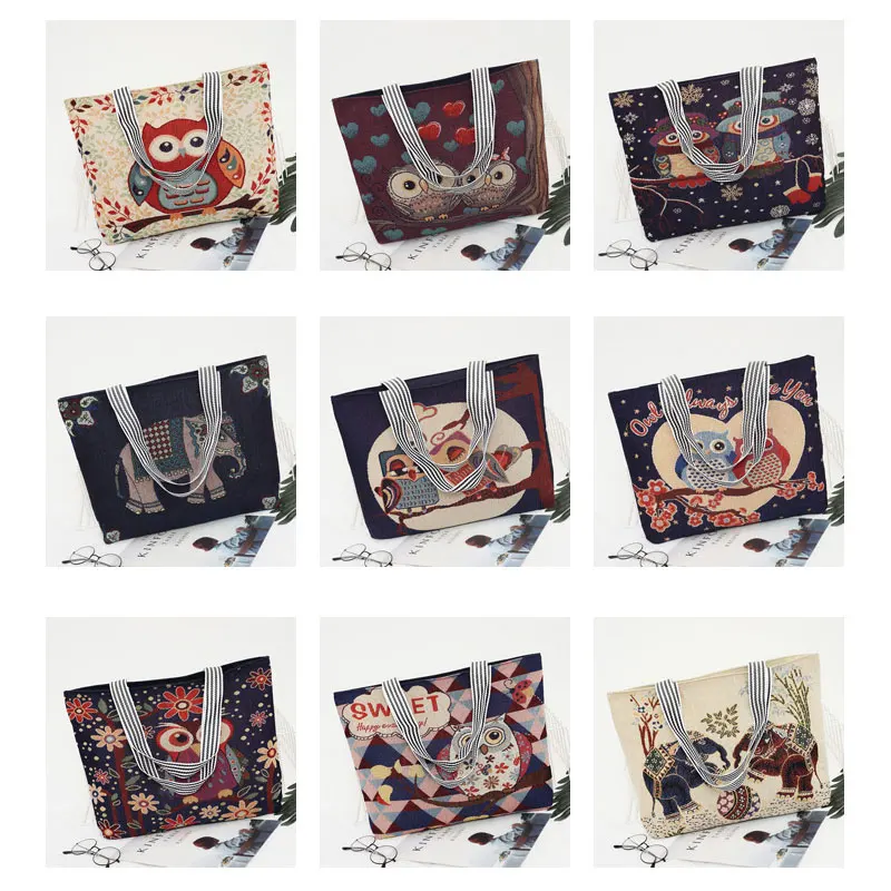 

2018 Fashion Folding Women Big Size Handbag Tote Ladies Casual Animal Printing Canvas Graffiti Shoulder Bag Beach Bolsa Feminina