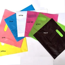 Пользовательские дешевые маленькие большие подарочные ювелирные Пластиковые пакеты с ручками красочные подарочные пакеты с ручками s, розовые черные пластиковые пакеты для покупок