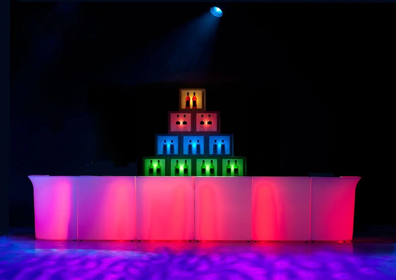 Скандинавское KTV барное кресло Ночной свет отель передний стол дистанционное управление многоцветная Ночная лампа современная светодиодная мебель промышленное освещение