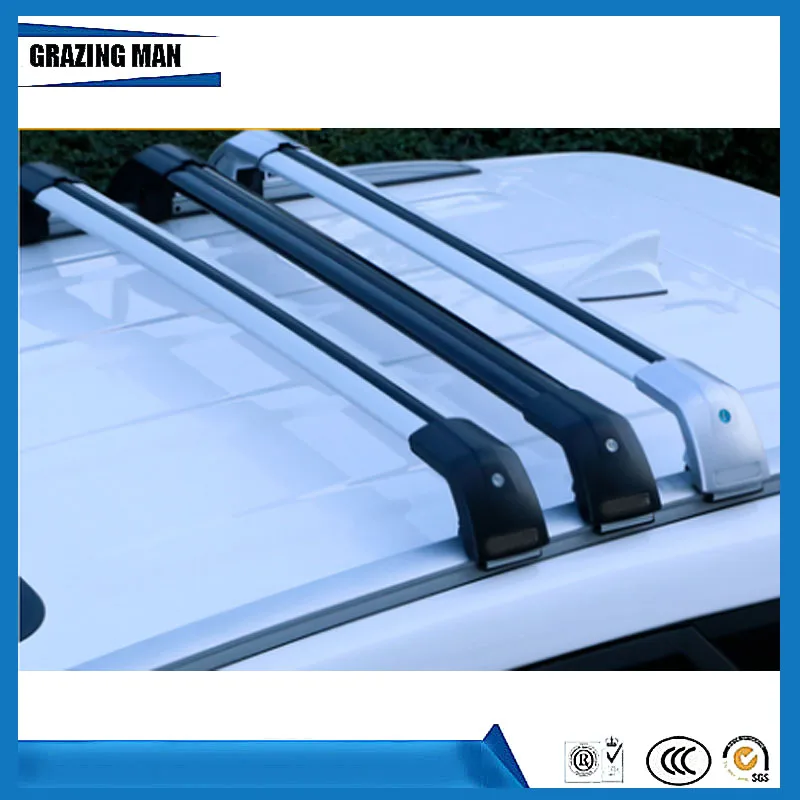 

Car Accessories High quality 2 PCS Aluminium alloy roof rack rail cross bar fit for Q7 06-15 Luggage Carrier