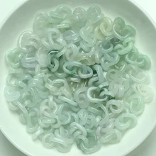 Серия из трех оригинальных оптовых ювелирных изделий из натурального нефрита jade pieces DIY аксессуары для вязания-jade