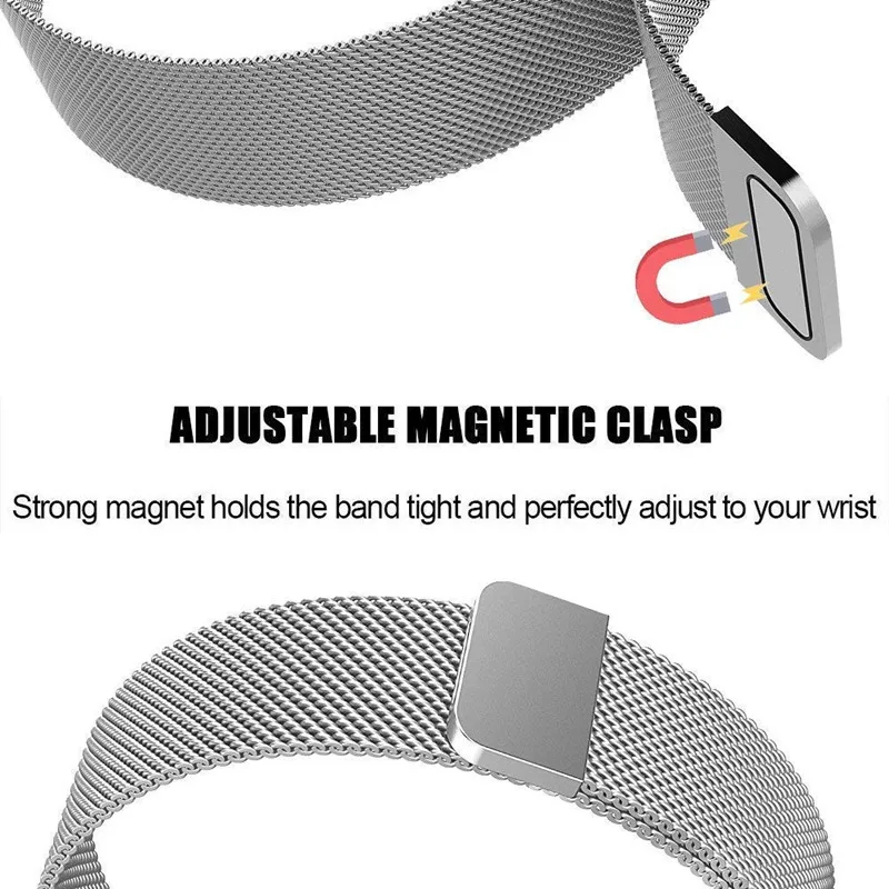 ASHEI Milanese Loop ремешок для Fitbit Charge 3& Charge 3 SE полосы из нержавеющей стали магнитный ремешок с магнитным замком для женщин и мужчин