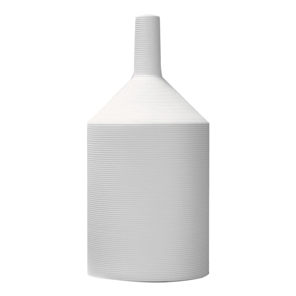 Thin Mouth Porcelain Vase Ceramic Flowervase Planter Flower Pot for Home Office Decor