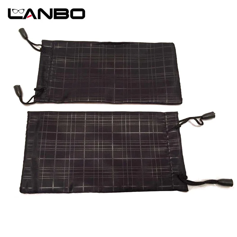 Glasses Case Sunglasses Bag 50 pcs/lot Soft Plaid Cloth Glasses Pouch