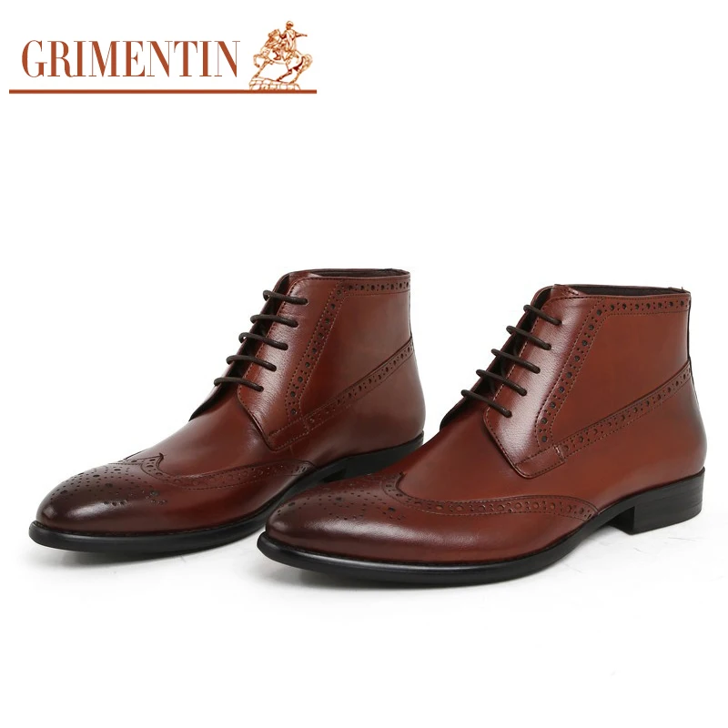 Buy GRIMENTIN Brand Italian vintage fashion men boots