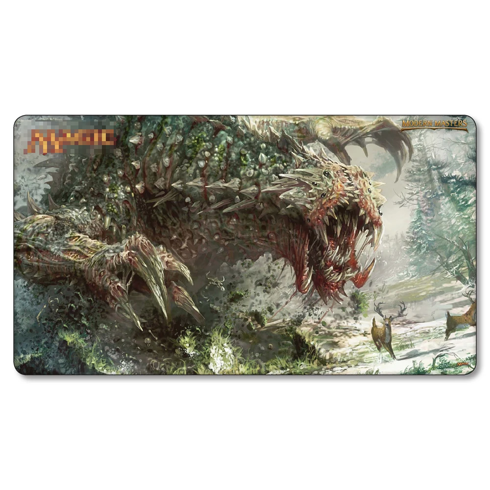 Много выбор Волшебные индивидуальные карточные игры Playmat MGT Elesh Norn, Grand Cenobite Playmat, настольные игры Ultra TablePad Pro с бесплатной сумкой - Цвет: Светло-желтый