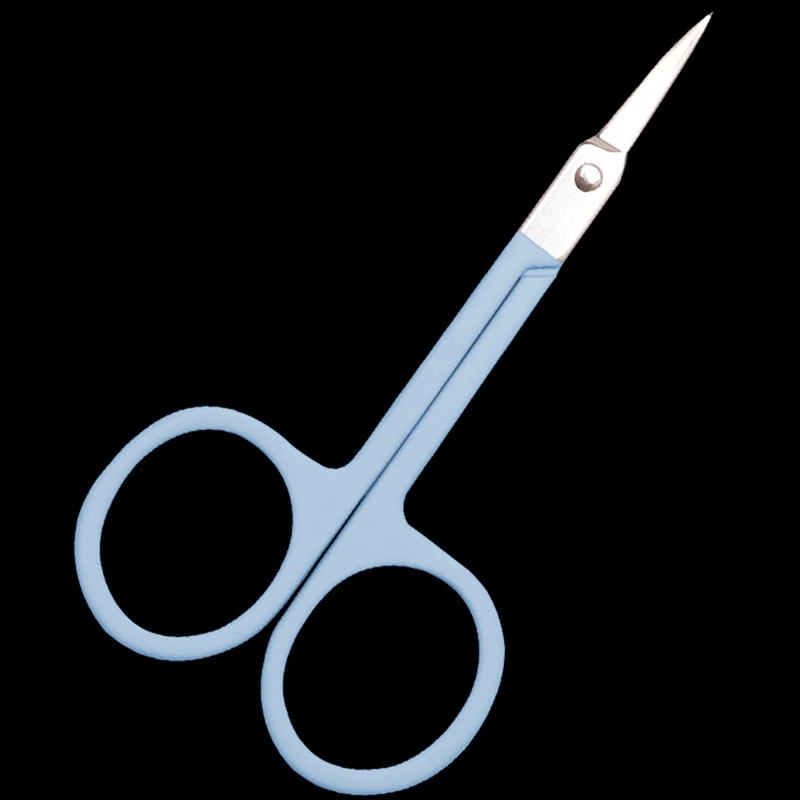 Ножницы Профессиональные ножницы Маникюр для ногтей бровей нос ресницы ножницы для кутикулы изогнутые педикюр Макияж инструмент