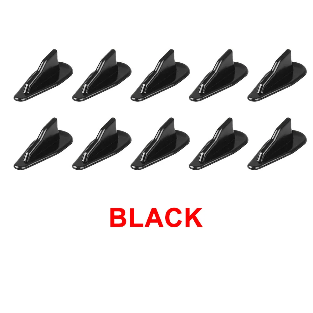 

FIFAN -1pcs VORTEX GENERATOR FLEXIBLE PP EVO-STYLE ROOF SHARK FINS SPOILER WING KIT UNIVERSAL