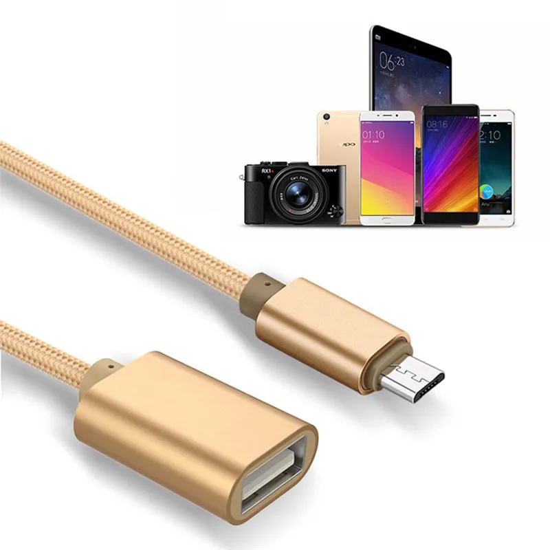 Micro USB OTG кабель адаптер для Xiaomi Redmi Note 5 Micro USB разъем для samsung S6 планшет Android USB 2,0 OTG адаптер