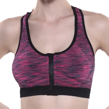 

Women High Stretch Breathable Bra Top Padded Fitness Bra Seamless Crop Top Bra