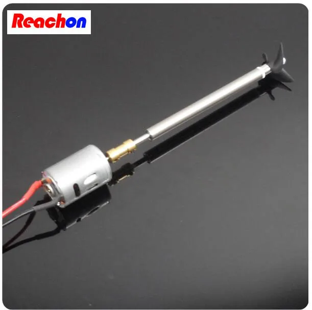 Free Shipping 380 boat motor with shaft+Propeller kit shaft assembly spare parts for DIY RC