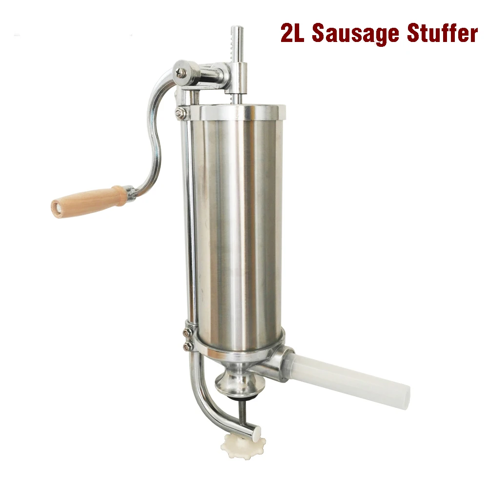 

2L vertical sausage stuffer Fast delivery-hand sausage maker ,manual sausage filler machine,sausage making machine