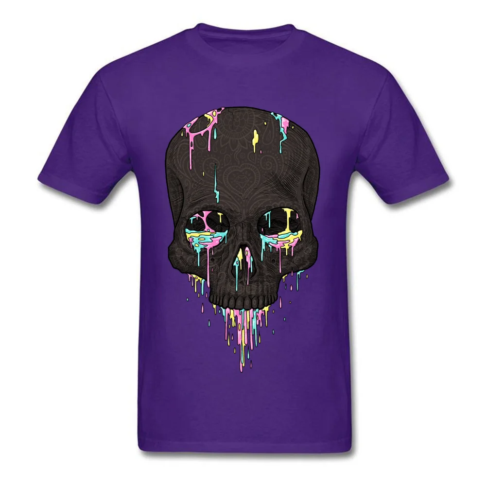 Summer Candy Drips Men's T Shirt 2018 Discount Father Day Short Sleeve O Neck 100% Cotton T Shirt Birthday Tshirts Candy Drips purple