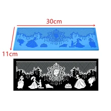 Romantic Proposal Pattern  Icing Mat Pad