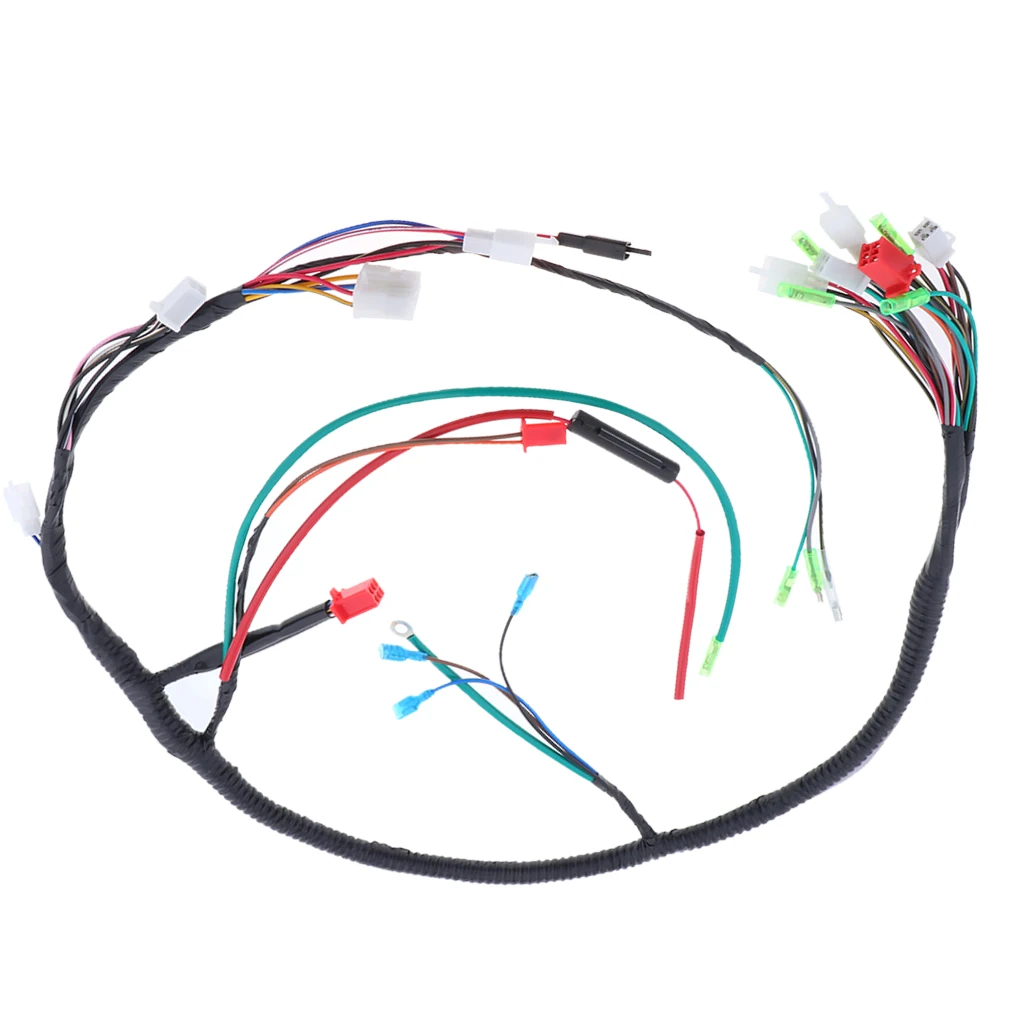 Electrics Wire Wiring Harness Assembly Current-on Component for Motorbike Scooter Fits for BAJAJ   Copper and Nylon