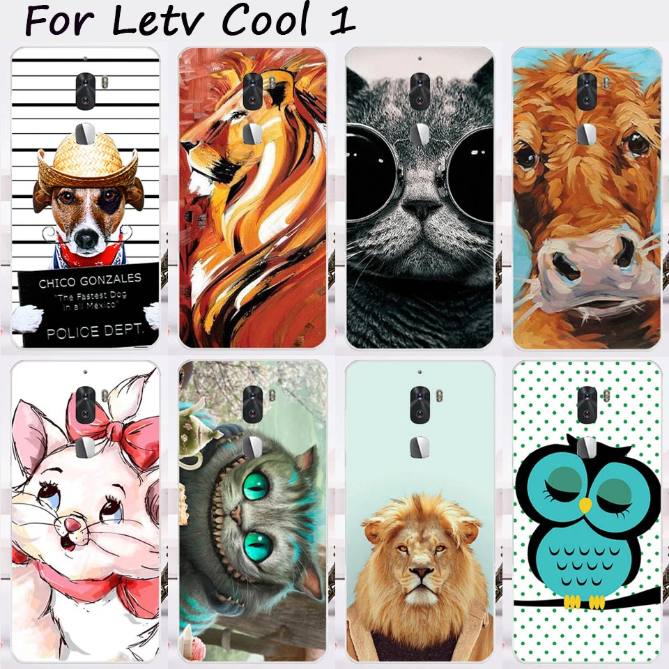 

Ojeleye Mobile Phone Case For Letv Cool 1 Cover Letv LeEco Cool 1 Dual Leeco Coolpad Cool1 Case TPU Skin Animal Bag Skin