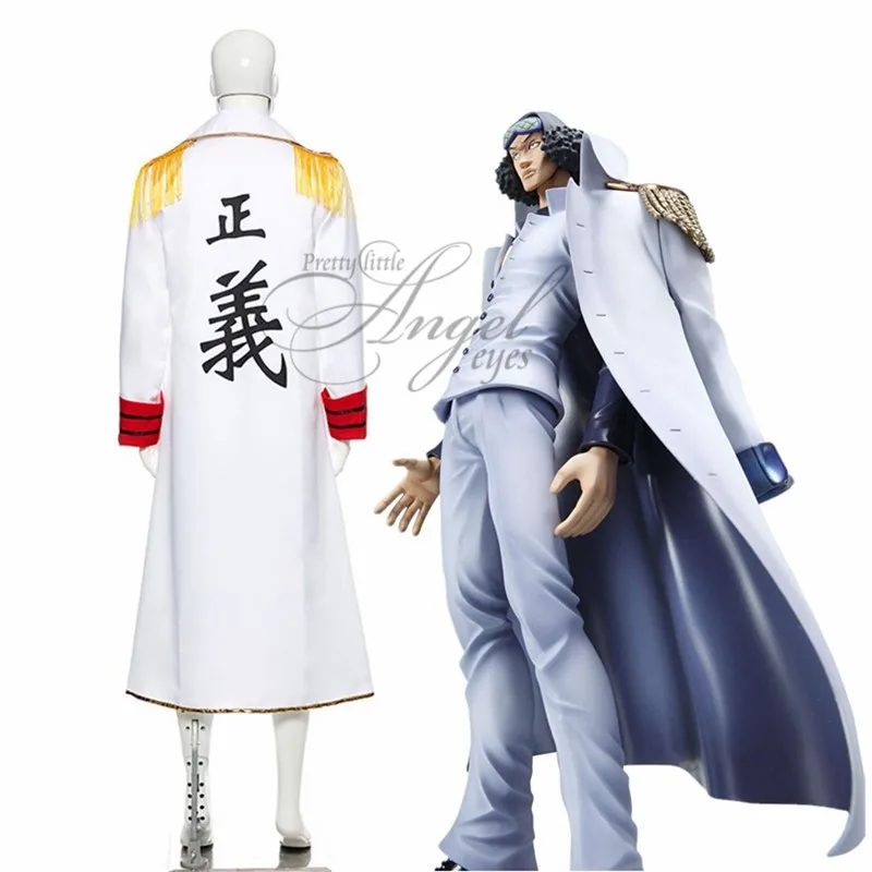 

Anime ONE PIECE Navy headquarters Sengoku Kuzan Borsalino cloak Cosplay Costume