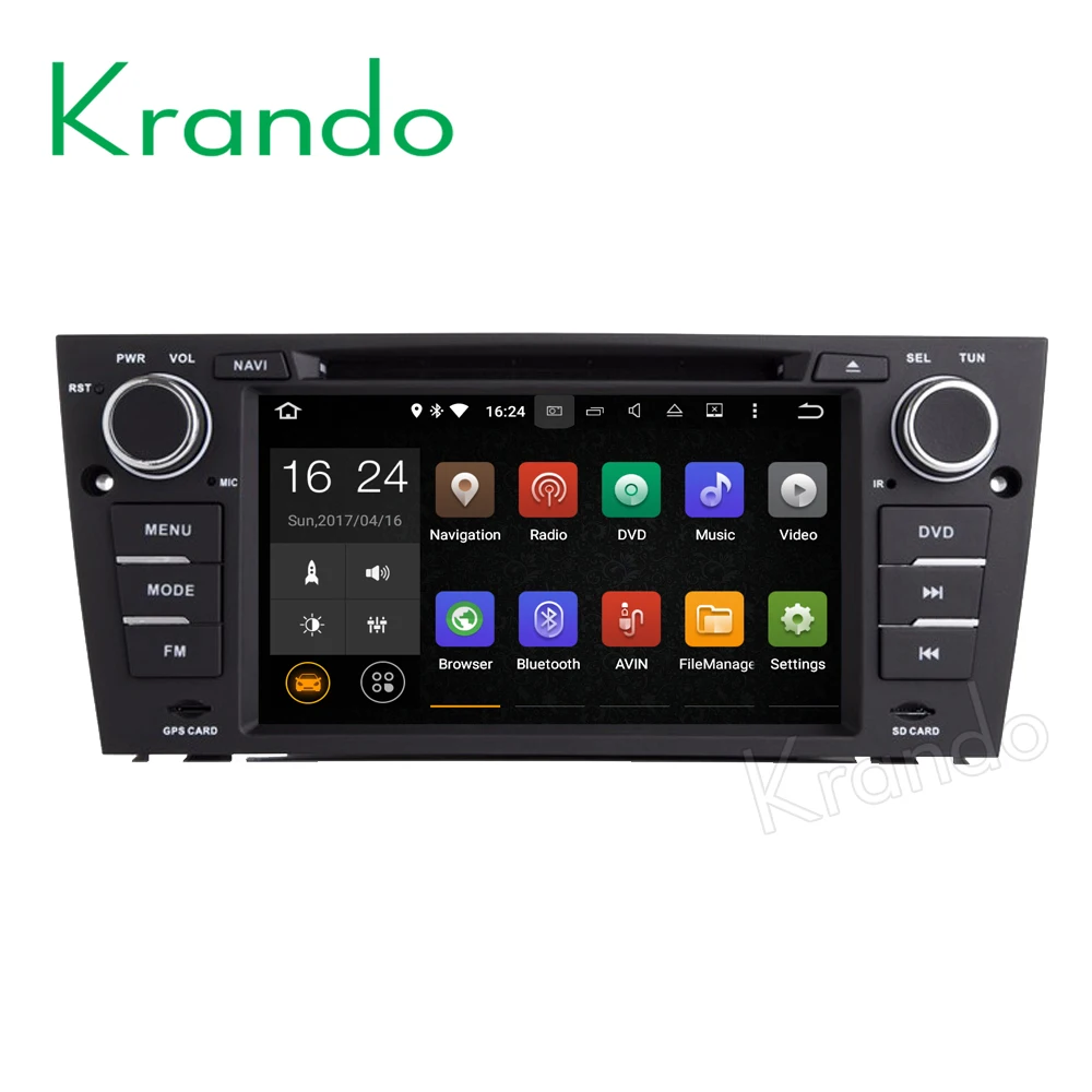 Krando 7\ Android 8.1 car navigation multimedia system for BMW E90 E91 E92 E93 2005-2012 audio radio gps dvd player WIFI 3G Krando 7\ Android 8.1 car navigation multimedia system for BMW E90 E91 E92 E93 2005-2012 audio radio gps dvd player WIFI 3G