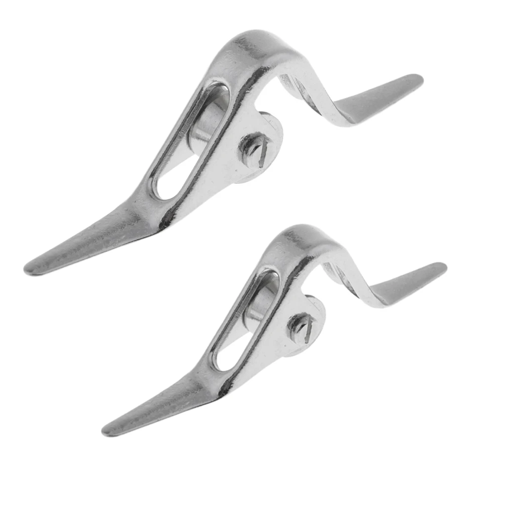 Stainless Steel Big Foot Roller Guides Ball-Bearing Roller Guides for Boat Trolling Fishing S/M Sizes