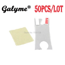 50 шт./партия, горячий пластиковый защитный экран, линзы, прозрачная пленка/прозрачный цвет, пригодный для GameboyGB Micro Classic Boy Lens протектор