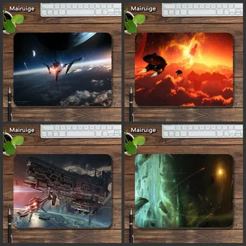

Mairuige Gaming Mousepad Space Ship Universe Ship Pc Games 22x18cm Tablets Mats Anti-slip Mousepads DIY Gaming Rubber Mousemat